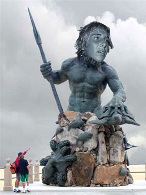 Clay Marzo is from Neptune and Andre Silva is going to win the Reef Pro.